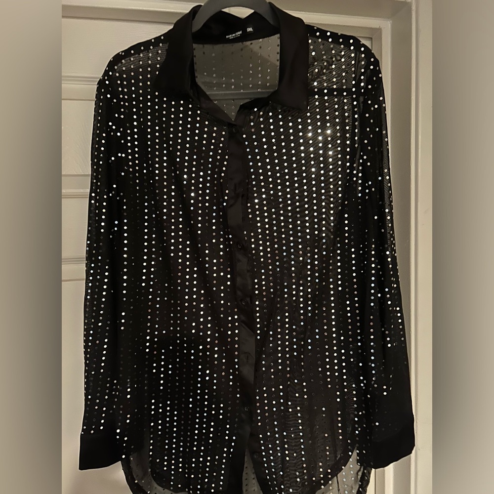 Fancy black blouse